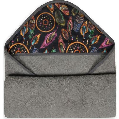 MATEX Strandköpeny MAXI PRINT 100x100 [TB0343_44B] világos szürke 145417031