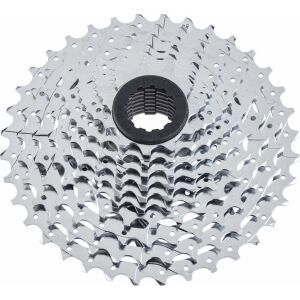 Microshift Kaseta MICROSHIFT XLE 10.rzędowa, Stalowa, Kompatybilna z Shimano, 11-13-15-17-19-21-24-28-32-36, Chrom, (NEW) 145417041 - Grzechotka rowerowa