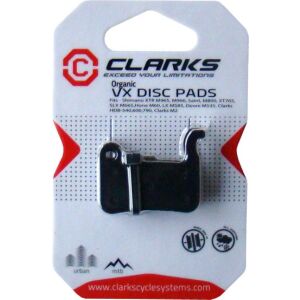 Clarks Fékbetét SHIMANO (XTR M965, M966, Saint M800, XT 765, SLX M665, Hone M60, LX M585, Deore M535) organikus doboz 20 pár