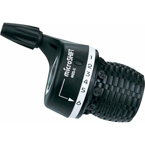Microshift Manetka MICROSHIFT, Prawa, 6.rzędowa, Kompatybilna z Shimano, Twist Shifter, Indeksowanie (NEW) 145417149