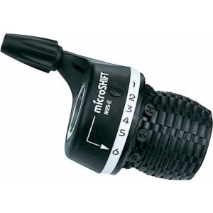 Microshift Váltókar MICROSHIFT, Jobb, 6-sebességes, Shimano kompatibilis, Twist Shifter, Indexelt (NEW)