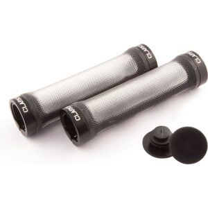 Clarks Kormányfogók CLARK'S CLO-309T LOCK-ON 130mm fekete-átlátszó alumínium bilincsek