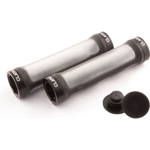 Clarks Kormányfogók CLARK'S CLO-309T LOCK-ON 130mm fekete-átlátszó alumínium bilincsek 145417188