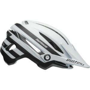 Bell Mtb sisak Sixer Integrated Mips fasthouse stripes matte white black méret S (52–56 cm) (BEL-71015)