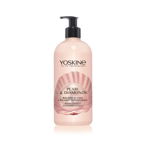 YOSKINE Pearl & Diamonds Loțiune de corp cu acid hialuronic Hidratant Iluminant 400 ml 145417527