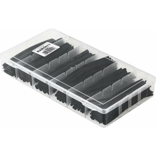 Hőre zsugorodó csőkészlet HST-100B 10cm fekete 7858 145417809