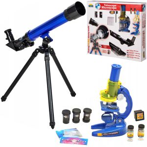 Telescop + microscop Set EDUCATIONAL 145417922 - Jocuri stiintifice si exploratori