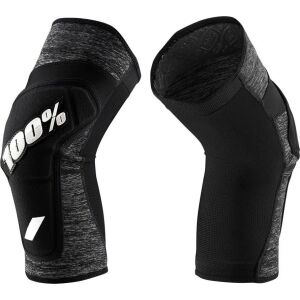 100% Ochraniacze na kolana 100% RIDECAMP Knee Guard Heather Grey Black roz. XL (NEW 2022) 145418200 - Sprzęt ochronny