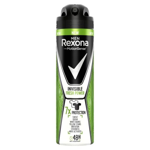 Rexona Men Invisible Fresh Power dezodor spray, 150 ml 145418202 - Dezodor
