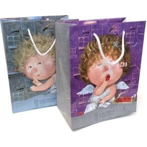 Pachet cadou proaspăt decorat vertical M+ mix 145418374 - Ambalaje cadouri