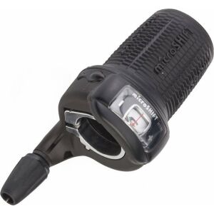 Microshift Manetka MICROSHIFT INTER 7, Prawa, 7.rzędowa, Kompatybilna z Shimano, Twist Shifter, Optyczny Wskaźnik Przełożeń (NEW) 145418662 - Napęd rowerowy