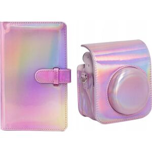 LoveInstant borító tok borító Fujifilm Instax Mini 12+ albumhoz 96 fényképhez/rózsaszín vakuhoz 145418838 - Fényképezőgép táska & tok