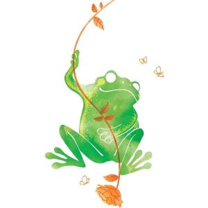 Clear Creation Karnet Swarovski kwadrat Żaba (CL2606) 145418856 - Książka dla dzieci i młodzieży