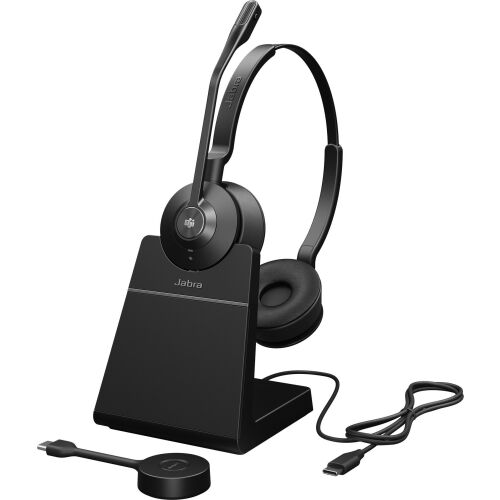 Fülhallgató mikrofonnal Jabra Engage 55 SE USB-C MS Stereo Charging Stand DECT - 9659-475-111 145419092 - Jabra