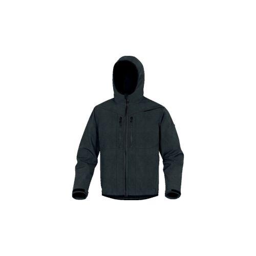 Polieszter Softshell anyagú pulóver, 3 réteg laminált, fekete szín, méret: M, HORT2NNTM