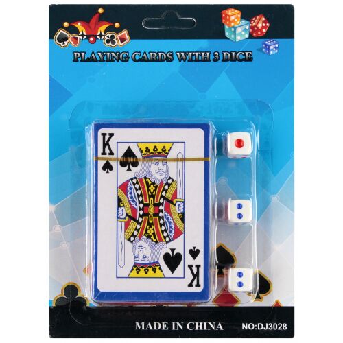 KÁRTYAJÁTÉK KOCKA 13X17X2 MC B/C 240 145419756