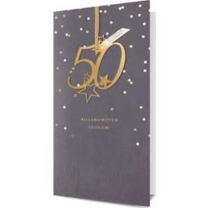 Pan Dragon Kartki karnet HM 100-1102 50 Urodziny 145419826 - Decoratii si echipamente pentru petreceri