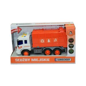 Camion de gunoi cu sunet și lumină 145420241 - Mașină de lucru pentru copii