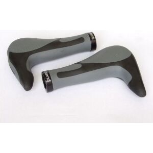 Clarks kormány markolat CLARK'S CE205 LOCK-ON ergonomikus gumis végek fekete