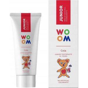 Woom Junior természetes fogkrém gyerekeknek 6+ éves kortól Cola 50ml
