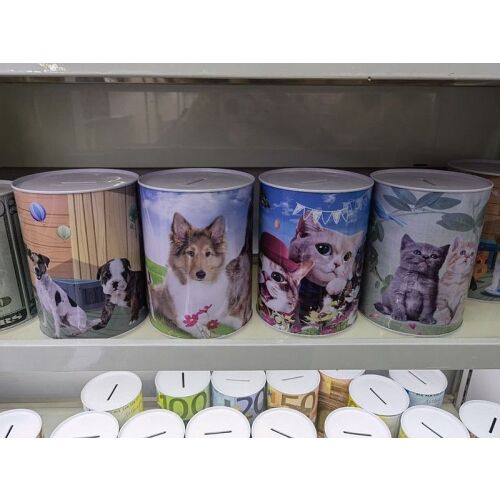 Állati kerek fém malacpersely 544130 ADAR mix Ár 1 db 145420607