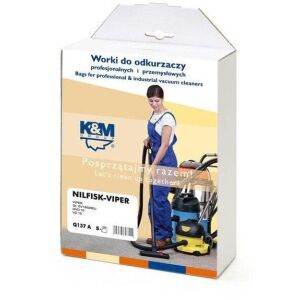 K&M porszívó szűrzacskó NILFISK (5 db) 145420634 - Porzsák
