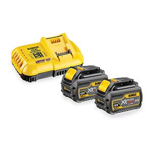 Dewalt Zestaw XR Flexvolt ładowarka DCB118 + 2 akumulatory DCB546 XR Flexvolt 6.0Ah (DCB118T2) 145420711 - Akumulator i ładowarka
