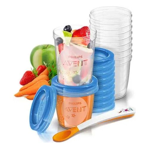 Avent Pojemnik na pokarm niebieski 10x180ml 10x240ml (SCF721/20) 145420892