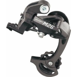 Microshift Hátsó váltó MICROSHIFT, 7-8 sebességű (1/2x7/8), Shimano kompatibilis, Rövid füllenke, Max. fogaskerék 28-36T, Min. fogaskerék 11-12T, Kapacitás 39T (NEW)