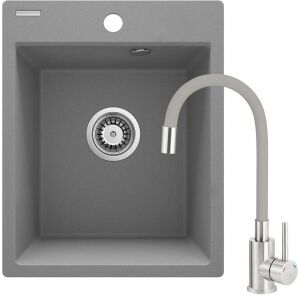 Gránit mosogató csappal, 1 kamrás