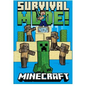 LCD hodiny v notebooku Minecraft