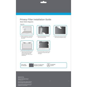 eSTUFF GLBM13293190 kijelzőszűrő Keret nélküli privacy filter 33,8 cm (13.3") kijelzőhöz