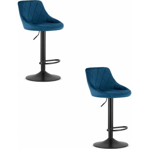 Leobert Hoker KAST - sötétkék bársony/alap fekete x 2