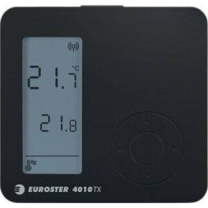 Euroster hőmérséklet-szabályozó Euroster E4010B vezetékes 4010 fekete 145421955 - Szobatermosztát