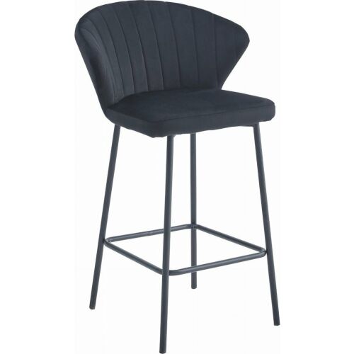 Leobert Hoker GATTA - fekete bársony/lábak fekete x 2 145421975