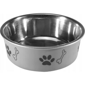 Barry King Miska antypoślizgowa z nadrukiem, szara, L (0,7 l) 145422329 - Trzymanie kotów