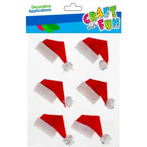 OZDOBA BN CZAPECZKI FILC SPRZYL 6SZT CF PB12/144 145422639 - Dekoracja sezonowa