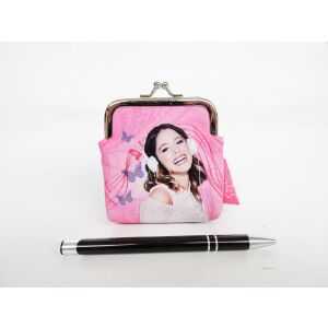 **VIOLETTA PÉNZTÁRCA, rózsaszín, 9x8,5 cm