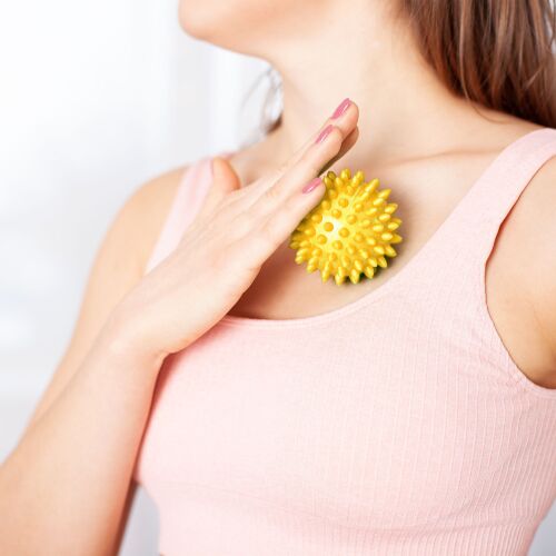 Érzékszervi golyók halmaza masszázs tüskékkel, 4 golyó, REBEL ACTIVE