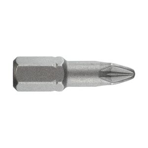 Bit TORSION 1/4'' DIN/ISO 1173 Forma C 6,3 - profil Pozidriv PZ 2, L 25 145427806 - Capete bit
