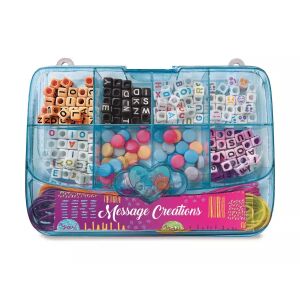 Clementoni: Crazy Chic - Гривни с послания 145427886 - Игра за изработка на бижута