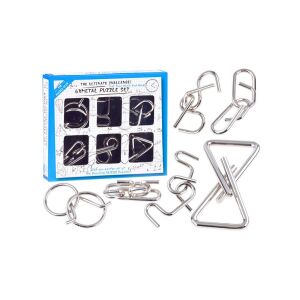 6 db-os Ördöglakat Puzzle Szett 145439492 - Logikai játék