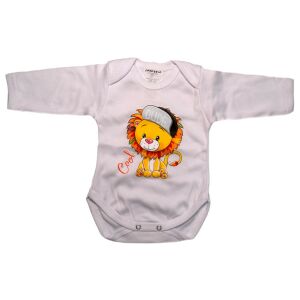 Babastar hosszú ujjú pamut body (56) Oroszlán