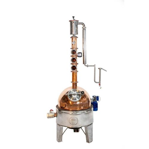DES Performance 100 L pálinkafőző gáz fűtéssel, elektromos keverővel, Gin aromakosárral 145441229