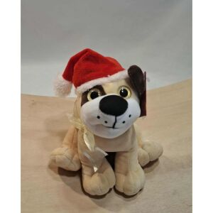 Plüss Télapós Sapis kutyus  19cm