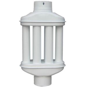 Hőfokozó fehér 550 mm fi120mm 145442255 - Kandalló & Kályha