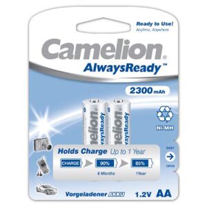 Camelion | AA/HR6 | 2300 mAh | Nabíjateľné batérie AlwaysReady Ni-MH | 2 ks 145463492 - Počítače a doplnky