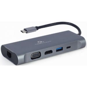 I/O ADAPTÉR USB-C NA HDMI/USB3/7V1 A-CM-COMBO7-01 GEMBIRD 145463519 - USB rozdeľovače