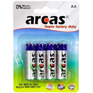 Arcas | AA/R6 | Super Heavy Duty | 4 Stück(e) 145463556 - Batterien