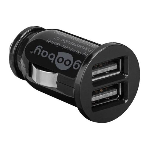 Goobay | Dual-USB-Autoladegerät | 58912 | USB-Mini-Autoladegerät 145464111